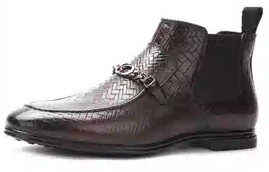 Satchi Chelsea Boots Coffee