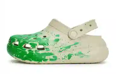 Crocs Crush Clog Bone White Green