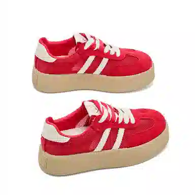 La Chapelle Low Top Sneakers Red
