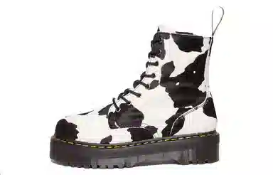 Dr.Martens Casual Short Boots Black White