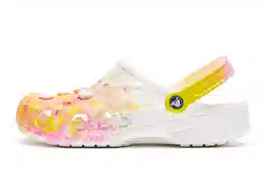 Crocs Classic Clog White Pink Yellow