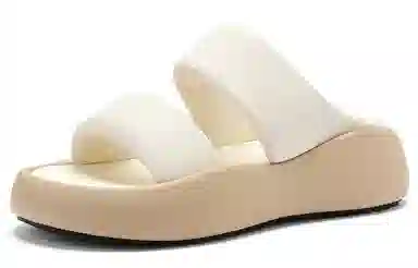 C°BANNER PU Slide Sandals Beige