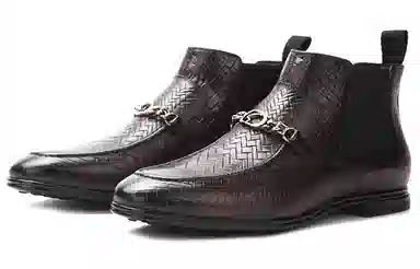 Satchi Chelsea Boots Coffee