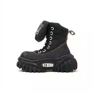 KEDDO Retro Leopard Platform Boots