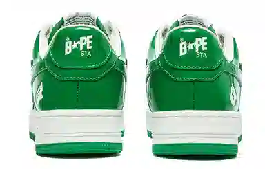 A BATHING APE STA White Green