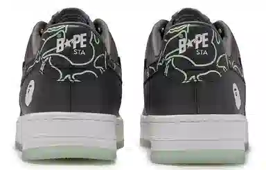 A BATHING APE STA Digital Camo Black Green