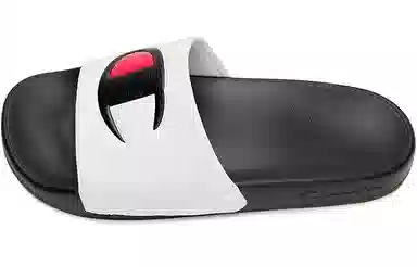 Champion Campus Slide Black White