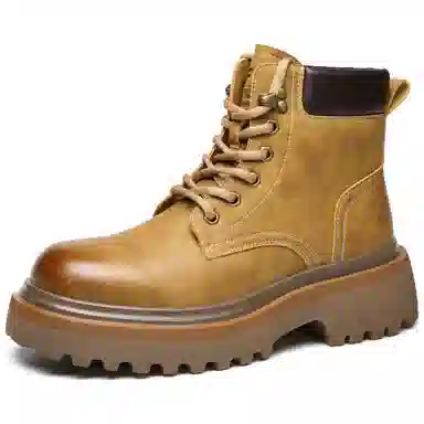 Fapai Ankle Boots Yellow