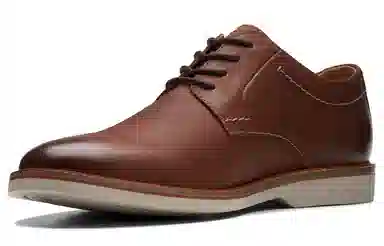 Clarks Casual Leather Shoes Brown