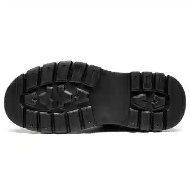 Leaveland Chelsea Boots Black Silver