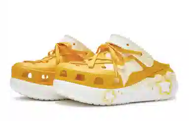 Crocs Classic Clog Orange Yellow White