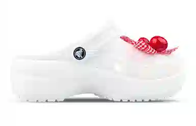 Crocs Classic Clog White Red