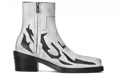 Terra Incognita Square Toe Boots Black