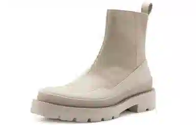 Tretorn High Top Chelsea Boots Beige