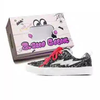 Z.SUO Black Low-Top Sneakers