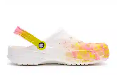 Crocs Classic Clog White Pink Yellow