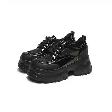 DAPHNE PU Classic Platform Sneakers 5cm