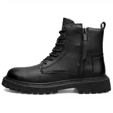 Leaveland Martin Boots Black