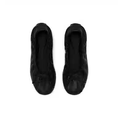 FOOT INDUSTRY Ballet Flats Black