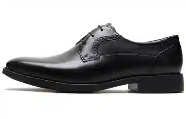 Satchi Black Leather Dress Shoes