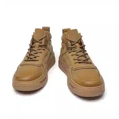 牛剖层革 休闲百搭 经典厚底舒适 高帮 板鞋 男款