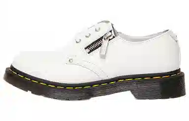Dr. Martens 1461 Twin Zip White