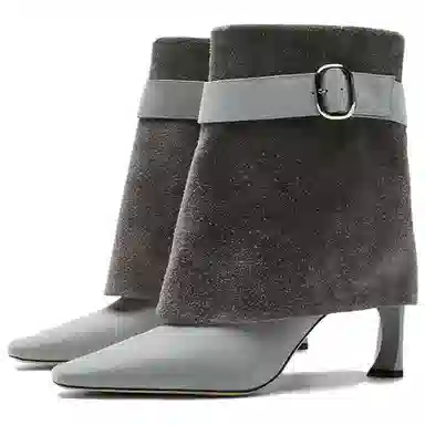 Nine West Neil Heel Ankle Boots 8cm