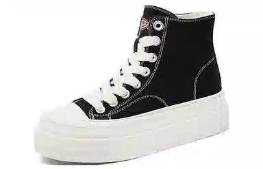 Dickies High Top Canvas Sneakers Black