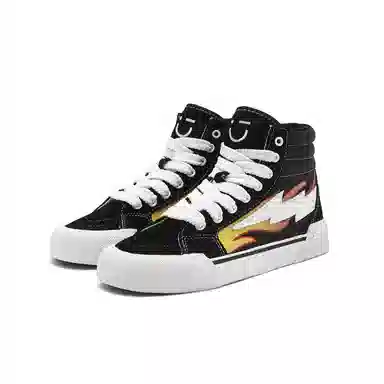 MINISO Flame High-Top Canvas Sneakers