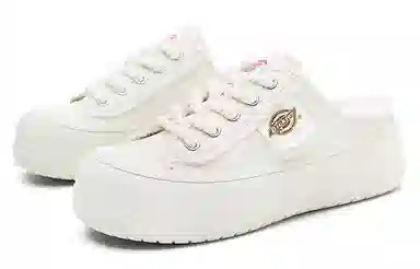 Dickies Canvas Platform Sneakers Beige