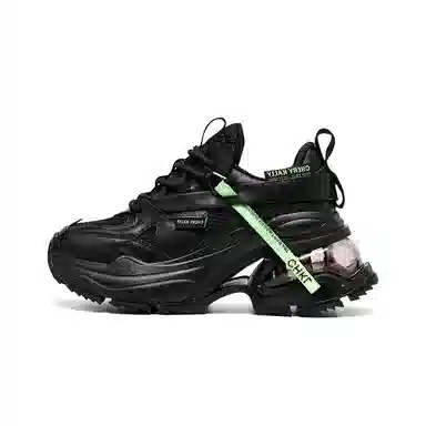 CHERYKALLY Breathable Platform Sneakers 7cm Beige