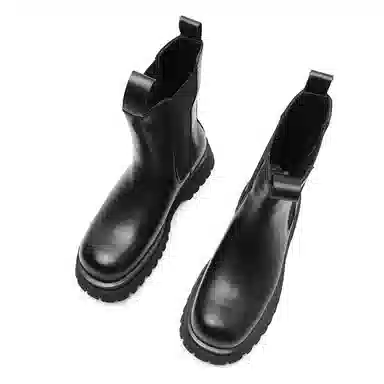 V ZERO FIVE Chelsea Boots Black
