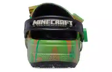 Crocs x Minecraft Green Slides