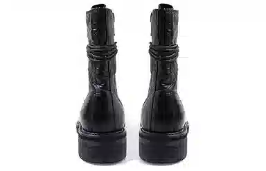 Huanzhe High Top Leather Boots