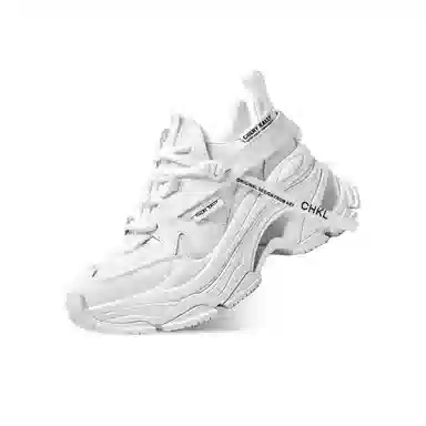 CHERYKALLY Breathable Platform Sneakers 7cm Beige