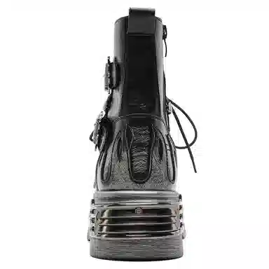 YEDANI Classic Skull Punk Boots