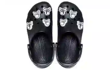 mastermind JAPAN x Crocs Classic Clog Black White