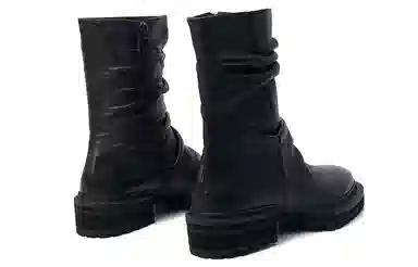 STOOSHE Ruched Series Ankle Boots