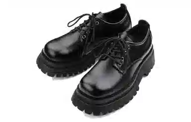 HANQIAORIJI Black Blood Series Derby Shoes
