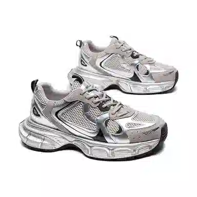 公猴 织物 舒适百搭休闲 防滑耐磨透气轻便增高 低帮 老爹鞋 女款