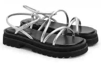 CHARLESKEITH ck EVAPU 4.1cm SilverBeigeBlack