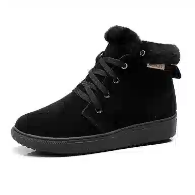 果洛菲 牛反绒 加绒保暖 防滑 雪地靴 女款