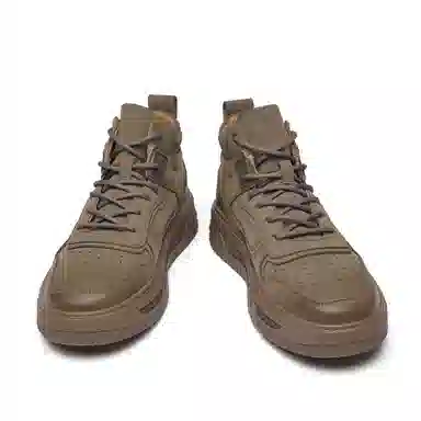 牛剖层革 休闲百搭 经典厚底舒适 高帮 板鞋 男款