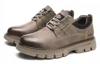 Dickies Retro Low-Top Outdoor Boots Khaki