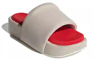 Y-3 Slide Grey Red