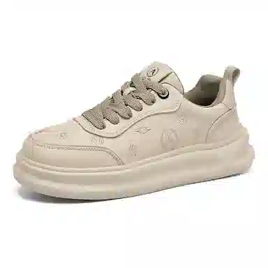 Aokang Letter Embossed Low Top Sneakers