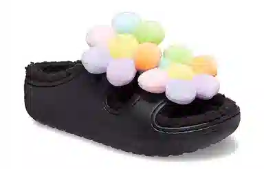 Crocs Classic Fuzzy Black