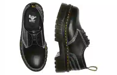 Dr. Martens Quilted 3-Eye Platform Black