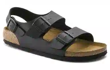 Birkenstock Suede Slide Black Narrow