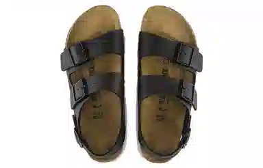 Birkenstock Suede Slide Black Narrow